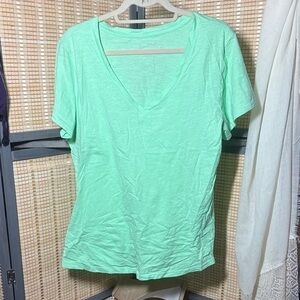 Universal Thread V-Neck Tee in Mint